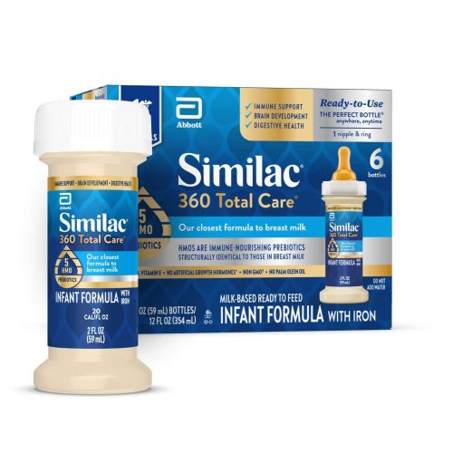 Similac 360 Total Care, Infant Formula, 2 FL OZ, 32 FL OZ, 8 OZ