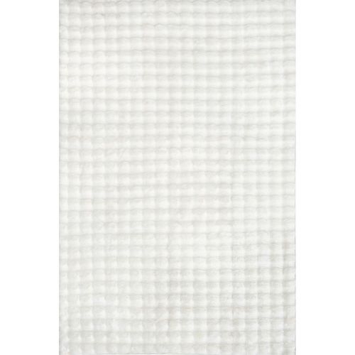 Nuloom Jeni Cozy Plush Solid Faux Rabbit Pet Friendly Premium Machine Washable Area Rug