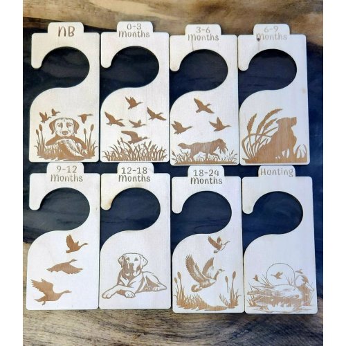 Duck Nursery Theme ,Duck Clothing Dividers, Mallard Duck Baby Clothing Divider, Wood Wardrobe Divider, Nursery Closet Divider,