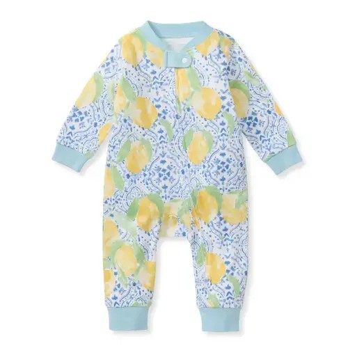 Lemon Tiles Organic Cotton Sleep & Play – Burt's Bees Baby - Size: NEWBORN
