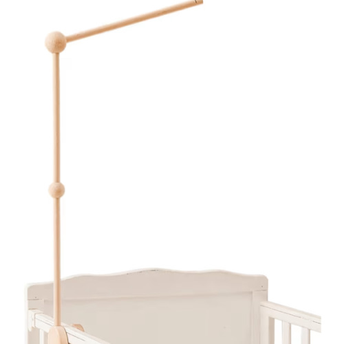 Baby Crib Mobile Arm,HBM Wooden Mobile Arm for Crib Mobile Hanger for Crib Baby Girl Nursery Decor