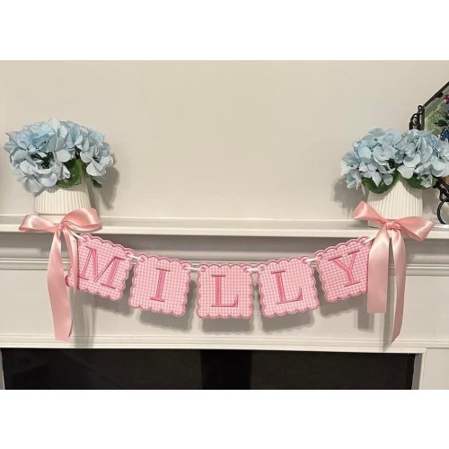 Square Scallop Name Banner