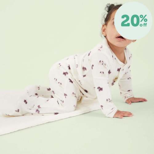puppy love velour magnetic parent favorite footie – Magnetic Me