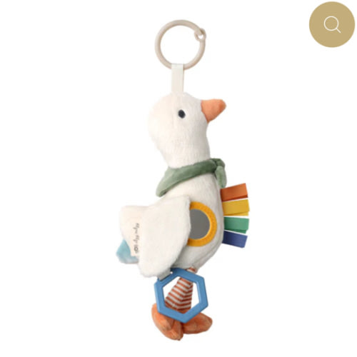 Itzy Ritzy Bitzy Traveler™ Developmental Sensory Toy: Gracie The Goose