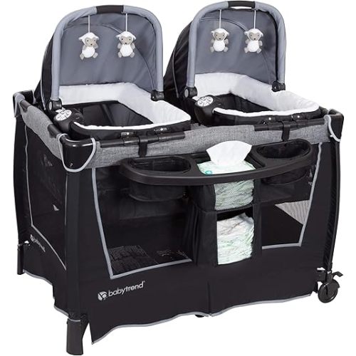 Baby Trend Retreat Twins Nursery Center, Quarry
