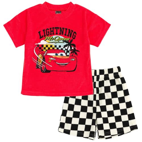 Disney Loop Terry Cloth T-Shirt and Shorts Outfit Set Toddler to Big Kid Sizes (2T - 10-12)