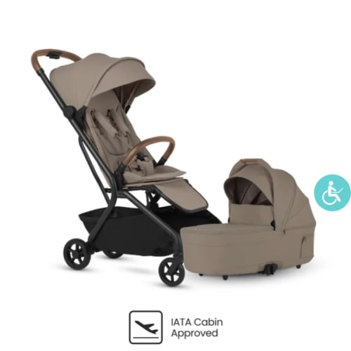 Nia Travel Stroller & Bassinet Bundle - Silver Cross