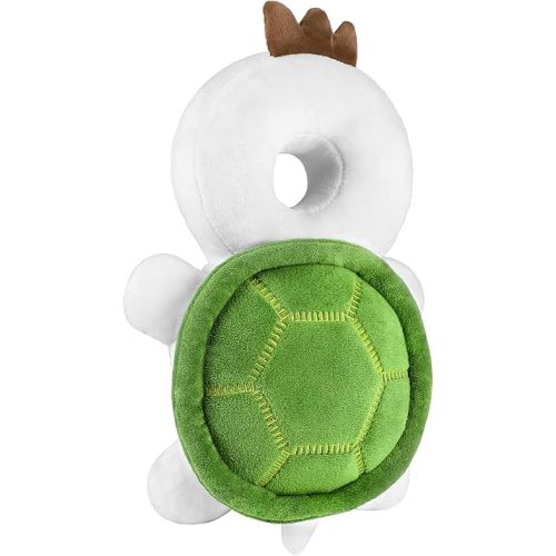 Baby Toddler Head Protector Backpack Head Safety Pad Adjustable Backpack Baby Head Protection for Infant Toddler & Walker Walking & Crawling Cute Tortoise