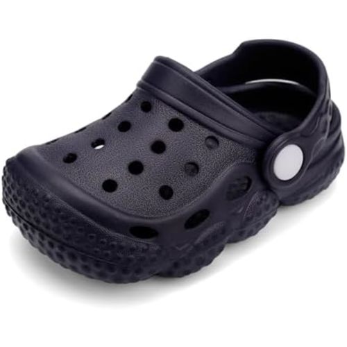 INMINPIN Baby Clogs Garden Shoes Newborn Infant Lightweight Breathable Beach Pool Sandals Non-Slip Baby Boys Girls Water Shower Summer Shoes Splay Naturally