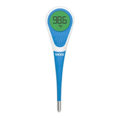 Vicks ComfortFlex Digital Thermometer – Accurate, Color Coded Readings in 8 Seconds - Digital Thermometer for Oral, Rectal or Under Arm Use