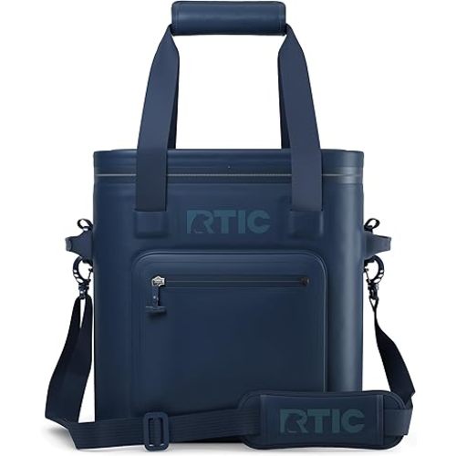 RTIC 20 Can Ultra-Tough Soft Cooler Pro, Insulated, Waterproof, Leak Proof, Portable Floating Bag for Beverage, Drink, Lunch, Outdoor, Beach, Car,Camping, Picnic, Fishing, Boat