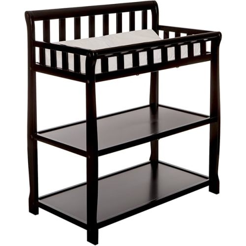 Ashton Changing Table, Black , 34x20x40 Inch (Pack of 1)