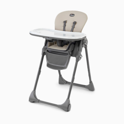 Polly Folding Highchair - Taupe