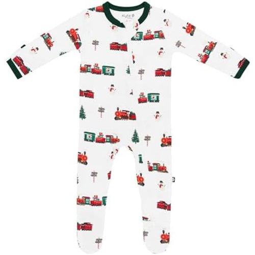 KYTE BABY Unisex Zipper Closure Footies, Rayon Made From Bamboo, 0-24 Months