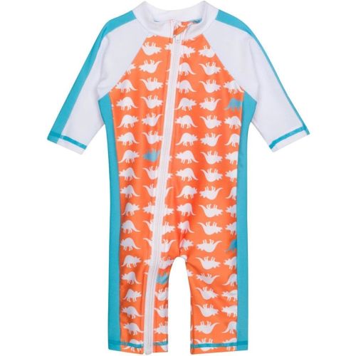 SwimZip Boys' Long-Sleeve UPF 50+ Swimsuit for Baby, Toddler, & Little Boys