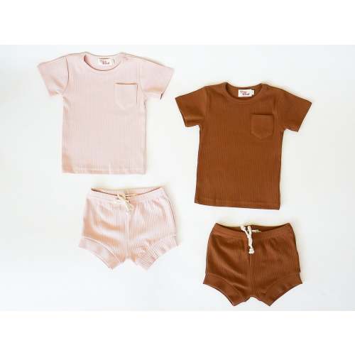 Ribbed Shorts Set