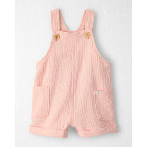 Baby Girl Organic Cotton Gauze Shortalls - Little Planet | Carter's