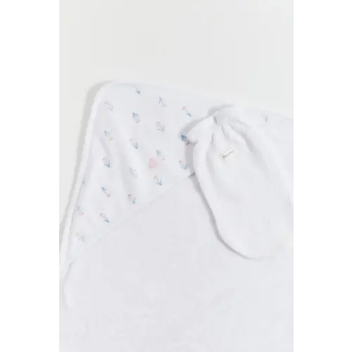 Tulips Small Hooded Towel