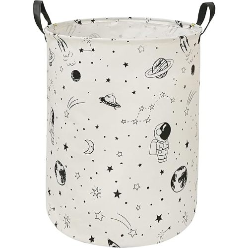Baby Laundry Clothes Basket Astronaut Pattern Laundry Hamper with Handles, Kids Gifts Storage Bin for Boys Girls Room, Bedroom Decor, Toys Nursery (astronaut)
