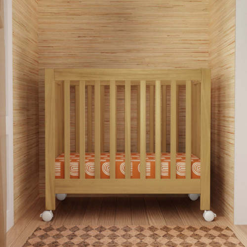 Babyletto Origami Mini Crib - Honey