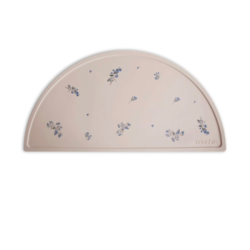 Amazon.com: mushie Silicone Placemat for Kids | BPA-Free Non-Slip Design (Lilac Flowers) : Baby