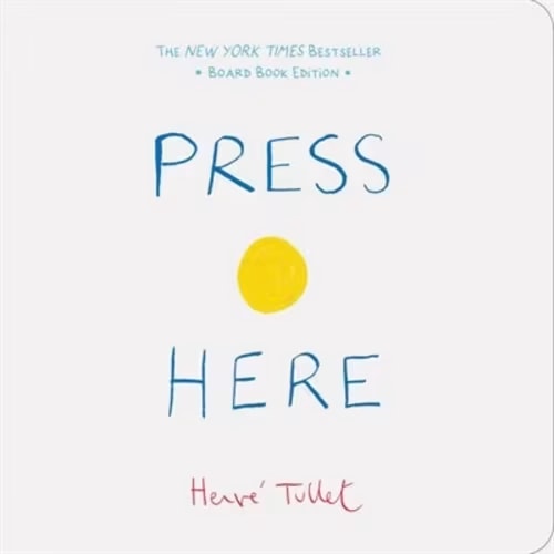 Press Here: Board Book Edition Book By Herve Tullet, (Board Book) | Indigo