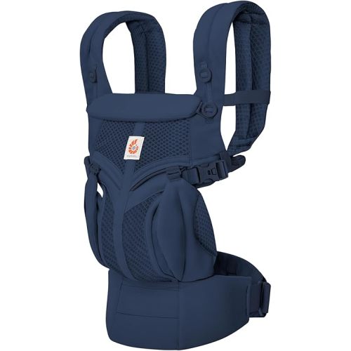 Ergobaby Omni Classic Baby Carrier for Newborn to Toddlers 0-48 Months (7-45 lbs) - 4-Position Breathable Mesh Baby Carrier with Ergonomic Support - One Size