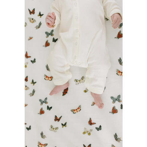 Clementine Kids Butterfly Migration Crib Sheet