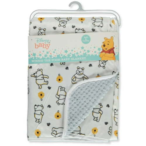 Disney Winnie The Pooh Plush Baby Blanket