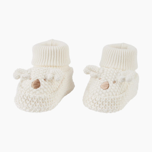 Carter's Crochet Booties - White, Newborn