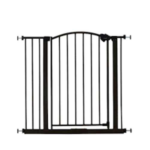 Regalo 35-in x 30-in Bronze Metal Safety Gate