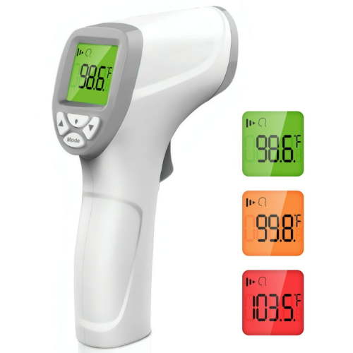 Digital Thermometer for Adults Kids: 2 IN 1 No-Touch Baby Forehead Thermometer with Fever Alarm and Instant Accuracy Readings