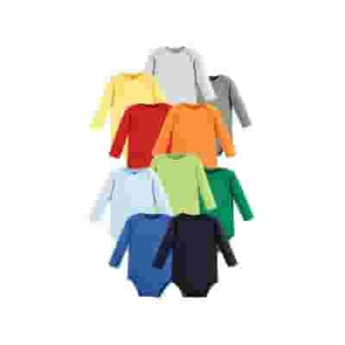 Hudson Baby Cotton Long Sleeve Bodysuit 10-Pack Newborn-18 Months