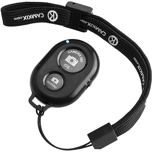 CamKix Camera Shutter Remote Control with Bluetooth Wireless Technology - Create Amazing Photos and Videos Hands-Free - Works with Most Smartphones and Tablets (iOS and Android)
