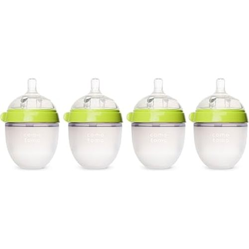 Comotomo Four Pack Bottle 150ml/5oz., Green