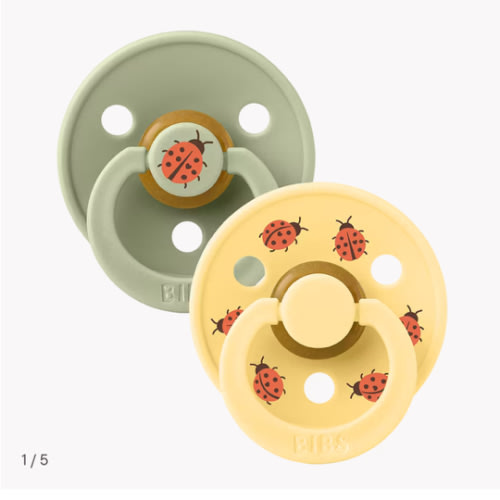 STUDIO Colour 2 Pack Ladybug - Sage/Pale Butter