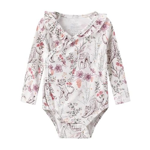 BambooBud Baby Bodysuits Unisex Bodysuit Boys Girls Clothes Snap Pajamas Viscose from Bamboo Infant Toddler Sleepwear