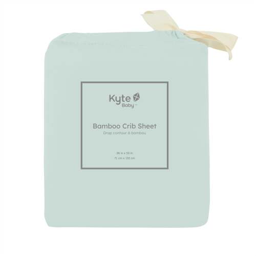 Bamboo Crib Sheet in Sage | Crib Bedding | Kyte Baby