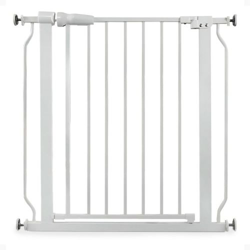 BalanceFrom Walk-Thru Safety Gate for Baby and Pets, Child Proof Fence for Doorways, Stairways, Hallways, 29.1" to 33.8" Opening, 30" Height, White