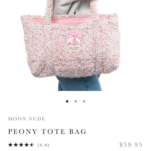 Peony Tote Bag