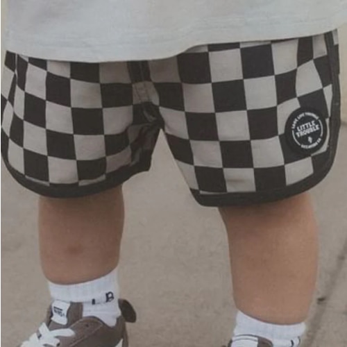 Checkerboard Boardies | Little Trouble