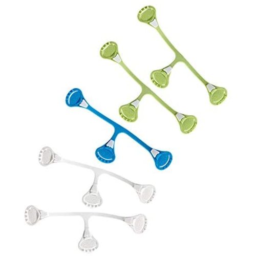 [Original 5-pack] Snappi Cloth Diaper Fasteners - Replaces Diaper Pins - Use with Cloth Prefolds and Cloth Flats