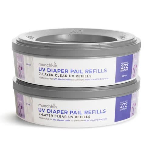 Munchkin UV Diaper Pail Refill Rings, 2 Pack | Munchkin