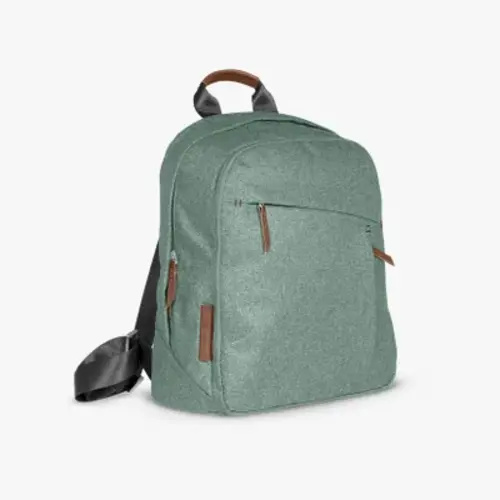 Changing Backpack - Greyson -  Charcoal Mélange | Saddle Leather