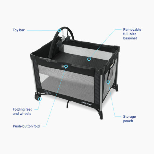 Pack 'n Play On the Go Playard with Folding Bassinet - Kaden
