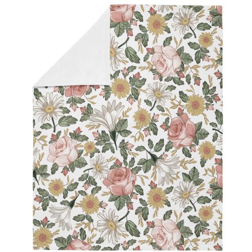 Sweet Jojo Designs Vintage Floral Security Baby Blanket & Reviews | Wayfair