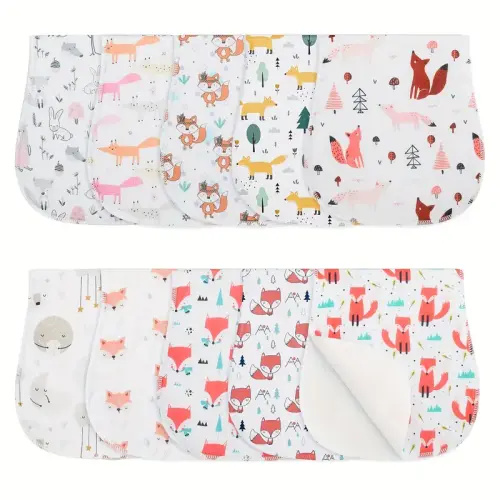 ultra soft baby burp cloths large neutral color pattern - Temu