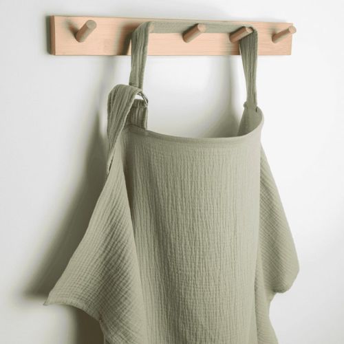 Muslin Nursing Cover for Baby Breastfeeding, Soft & Breathable Breastfeeding Cover for Mom by Comfy Cubs