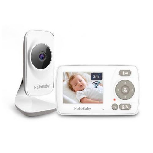 HelloBaby 2.4" Video Baby Monitor HB36 - White