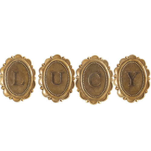 Louisa Monogram Gallery Wall Charm | Anthropologie